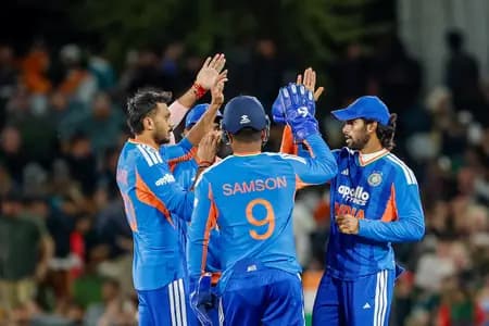 Record Blow for India as NZ Post 225 in First T20I