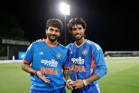 Tilak and Nitish's Unbeaten 69-Run Stand Sinks New Zealand