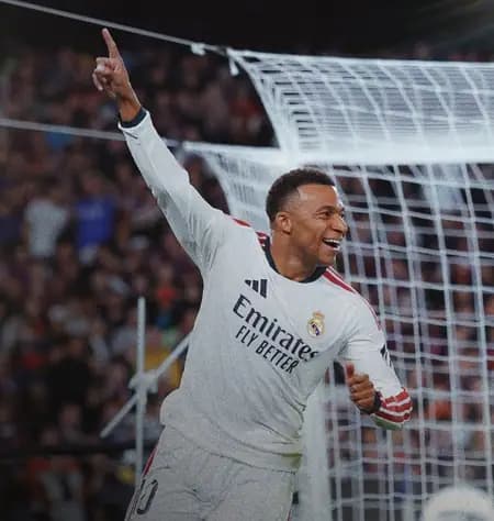 Kylian Mbappe Reaches 100 Real Madrid Goals With El Clasico Brace